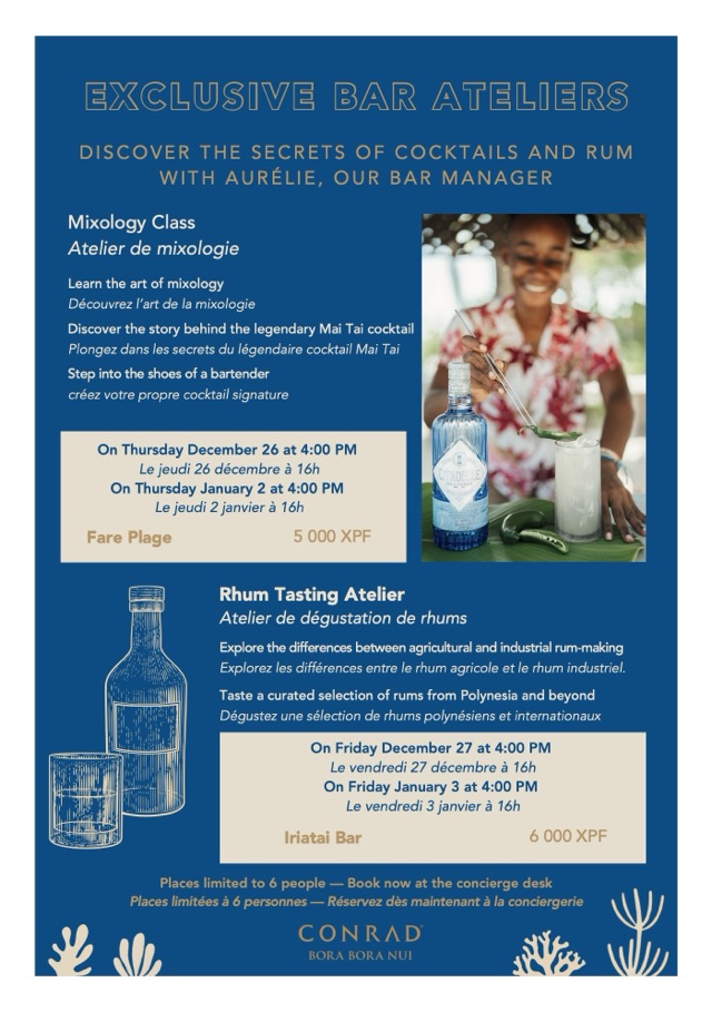 Bar workshops